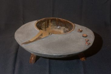 Double-Walled Vessel on Bamboo Legs